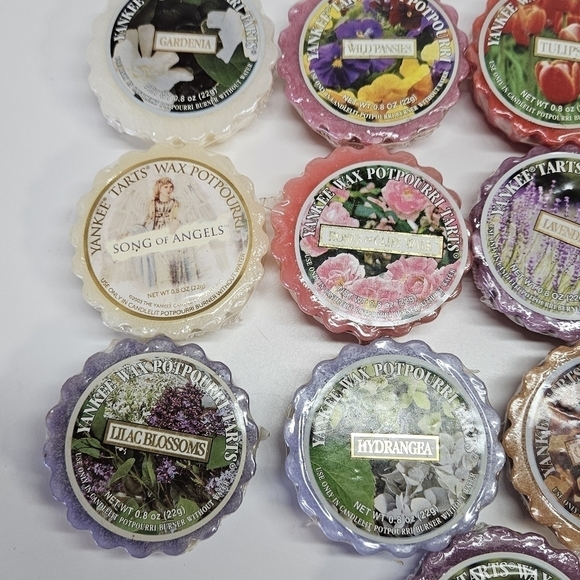 NEW Yankee Candle Wax Potpourri Tarts Lot 13 Cliff Walk Song of Angels Lavender - Picture 2 of 5